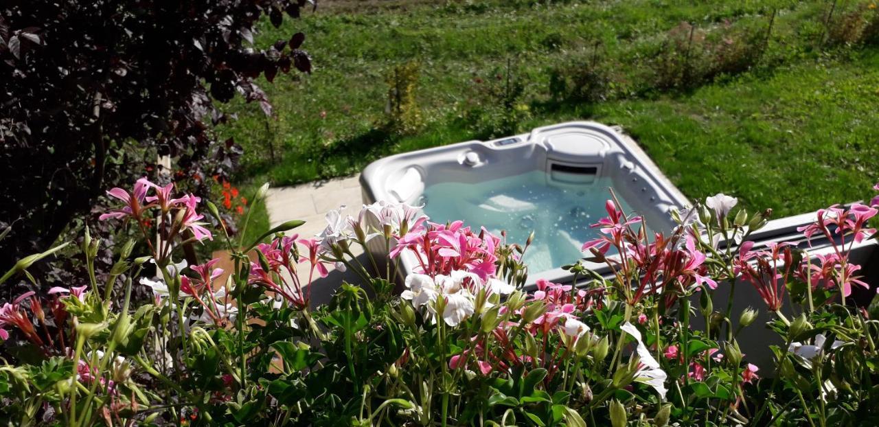 A4 Km De Megeve Tres Joli Studio Avec Jacuzzi ,Vue Sur Les Montagnes Au Calme Praz-sur-Arly Exteriér fotografie